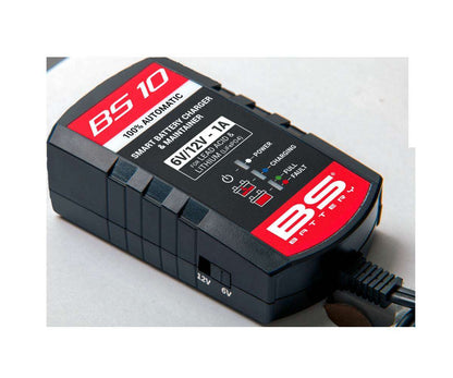 BS Battery BS10 Batterilader til mc med lithium eller blybatteri