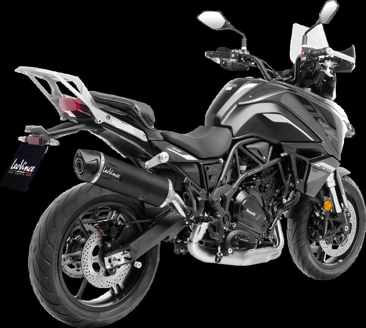 Benelli TRK 702 23 - 24 Slip - on udstødning - LeoVince LV - 1 - Pitboxen.dk