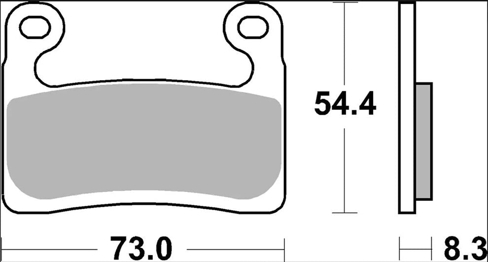 Bmw Adventure 19 - 24 m.fl. bremseklodser, sinter SR - Brembo - Pitboxen.dk