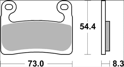 Bmw Adventure 19 - 24 m.fl. bremseklodser, sinter SR - Brembo - Pitboxen.dk