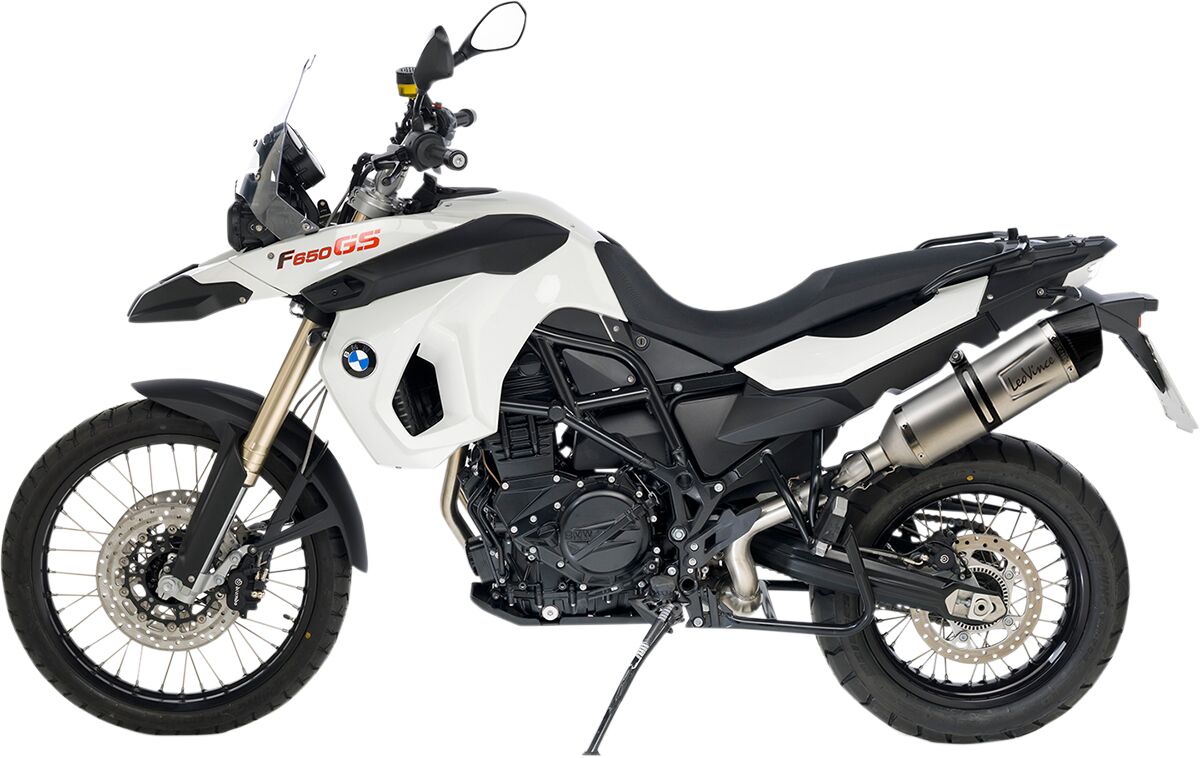 BMW F 650 GS 08 - 12 / F800 GS Slip - on udstødning - LeoVince LV - 1 - Pitboxen.dk