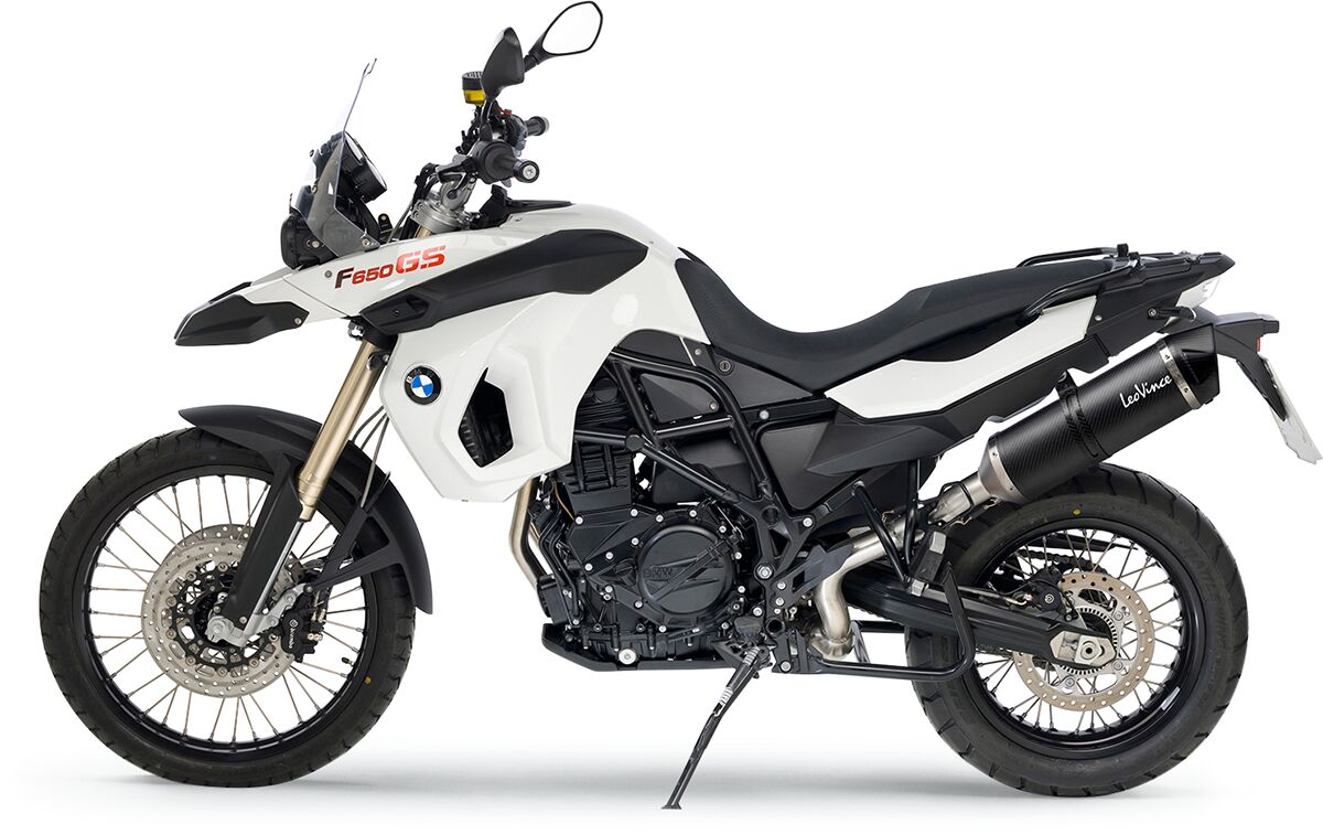 BMW F 650 GS 08 - 12 Slip - on udstødning - LeoVince LV - 1 Black - Pitboxen.dk
