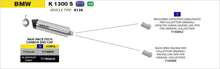 BMW K 1300 S 2012-2016 Arrow udstødning. Slip-on udstødninger, komplette udstødninger, manifold/forrør. Find det hos Pitboxen.dk