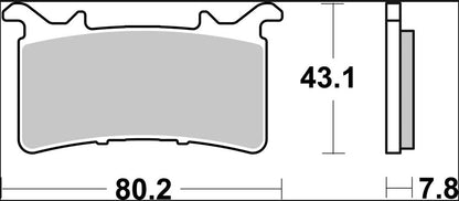 Bmw M 1000 RR 21 - 24 m.fl. bremseklodser, sinter SR - Brembo - Pitboxen.dk