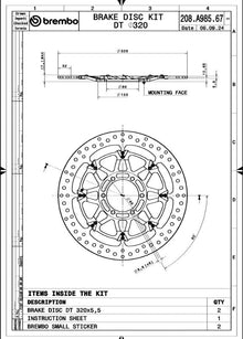 Bmw S 1000 RR 20 - 23 m.fl. bremseskiver (sæt) - Brembo - Pitboxen.dk