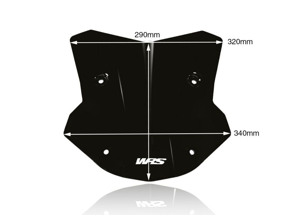 BMW S1000XR (2015 - 2023) WINDSCRN SPORT MATSORT - Pitboxen.dk