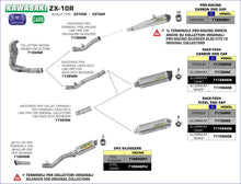 Kawasaki ZX-10R 2008-2010 Arrow udstødning. Slip-on udstødninger, komplette udstødninger, manifold/forrør. Find det hos Pitboxen.dk