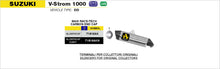 Suzuki V-STROM 1000 2014-2016 Arrow udstødning. Slip-on udstødninger, komplette udstødninger, manifold/forrør. Find det hos Pitboxen.dk