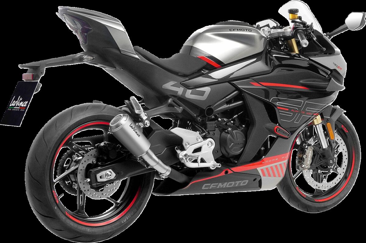 CF Moto 450 SS / SR 23 - 24 Slip - on udstødning - LeoVince LV - 10 - Pitboxen.dk