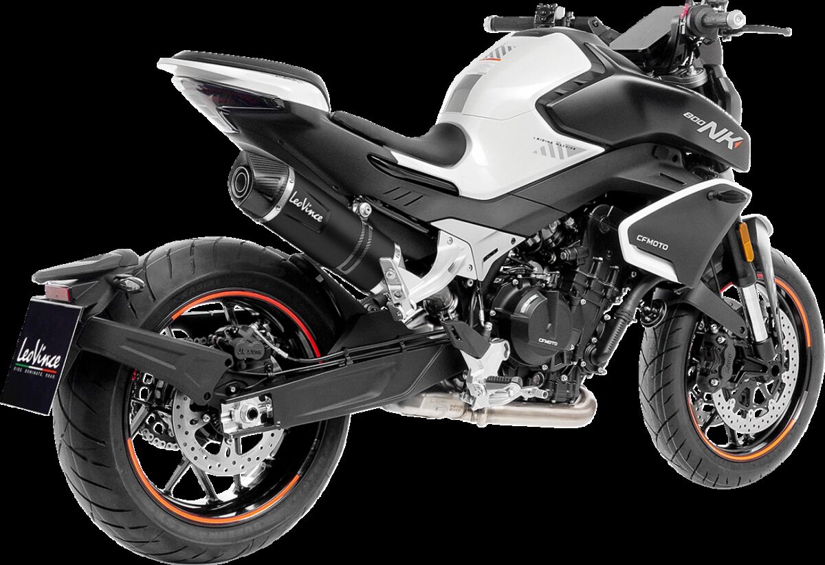 CF Moto 800 NK 23 - 24 Slip - on udstødning - LeoVince LV - 1 Black - Pitboxen.dk