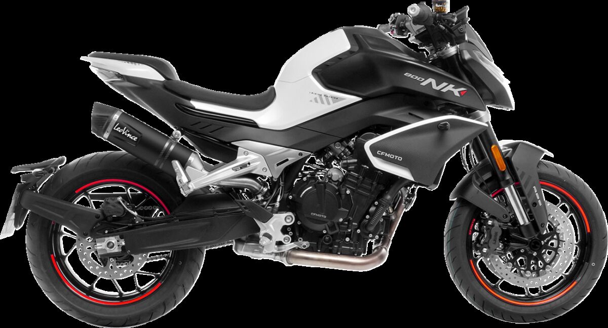 CF Moto 800 NK 23 - 24 Slip - on udstødning - LeoVince LV - 1 Black - Pitboxen.dk