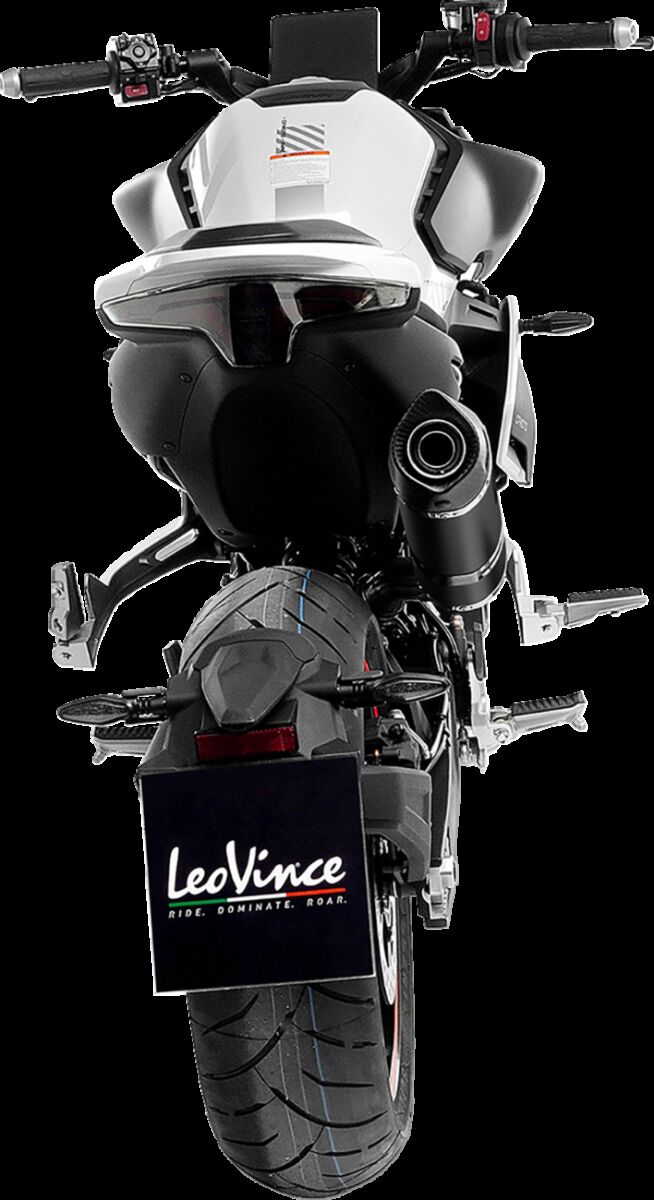 CF Moto 800 NK 23 - 24 Slip - on udstødning - LeoVince LV - 1 Black - Pitboxen.dk
