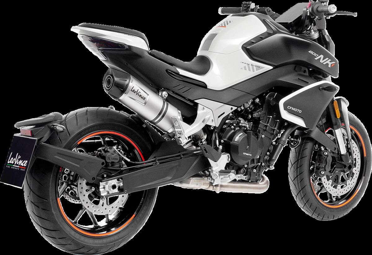 CF Moto 800 NK 23 - 24 Slip - on udstødning - LeoVince LV - 1 - Pitboxen.dk