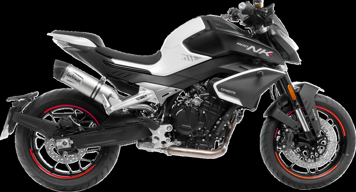CF Moto 800 NK 23 - 24 Slip - on udstødning - LeoVince LV - 1 - Pitboxen.dk