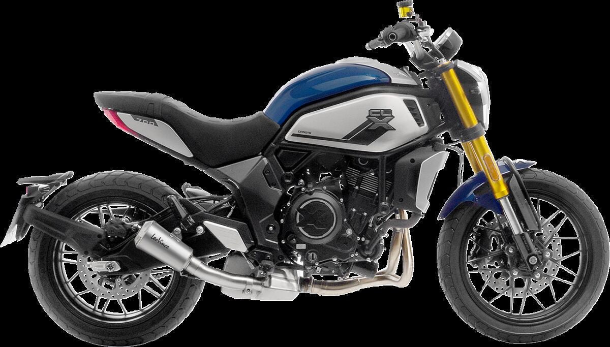 CF Moto CL - X - Heritage 700 21 - 23 Slip - on udstødning - LeoVince LV - 10 - Pitboxen.dk