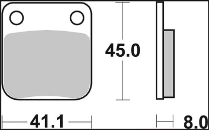 Daelim Freewing 06 - 15 m.fl. bremseklodser, Carbon keramisk (OEM) - Brembo - Pitboxen.dk