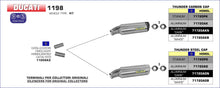 Ducati 1198 2009-2012 Arrow udstødning. Slip-on udstødninger, komplette udstødninger, manifold/forrør. Find det hos Pitboxen.dk