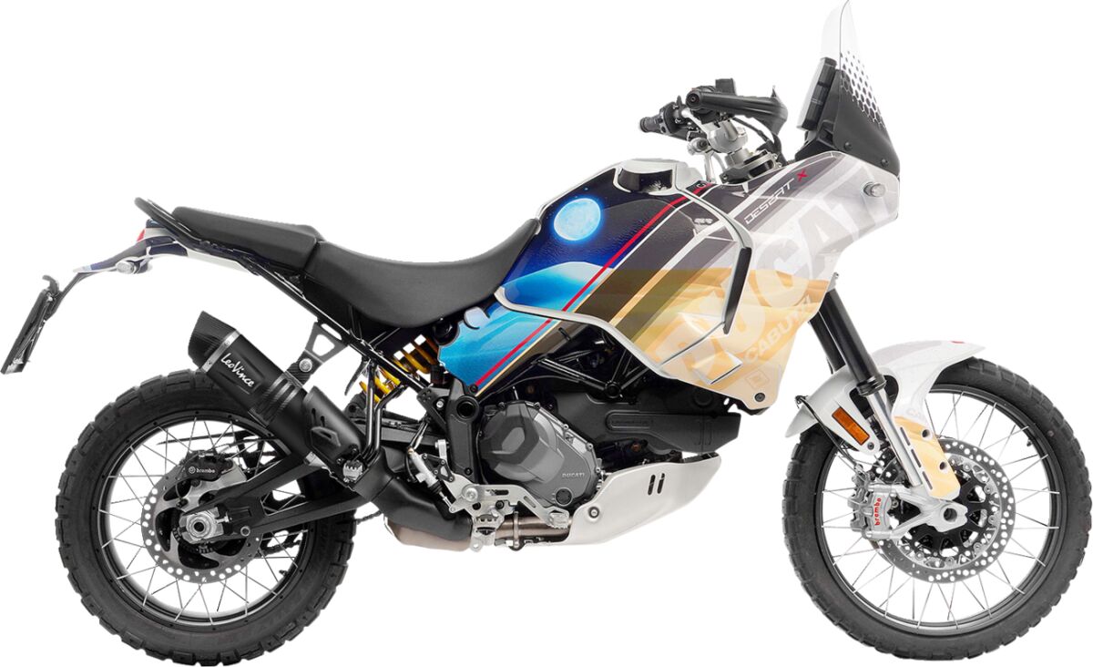 Ducati Desert X 22 - 24 Slip - on udstødning - LeoVince LV - 1 Evo - Pitboxen.dk