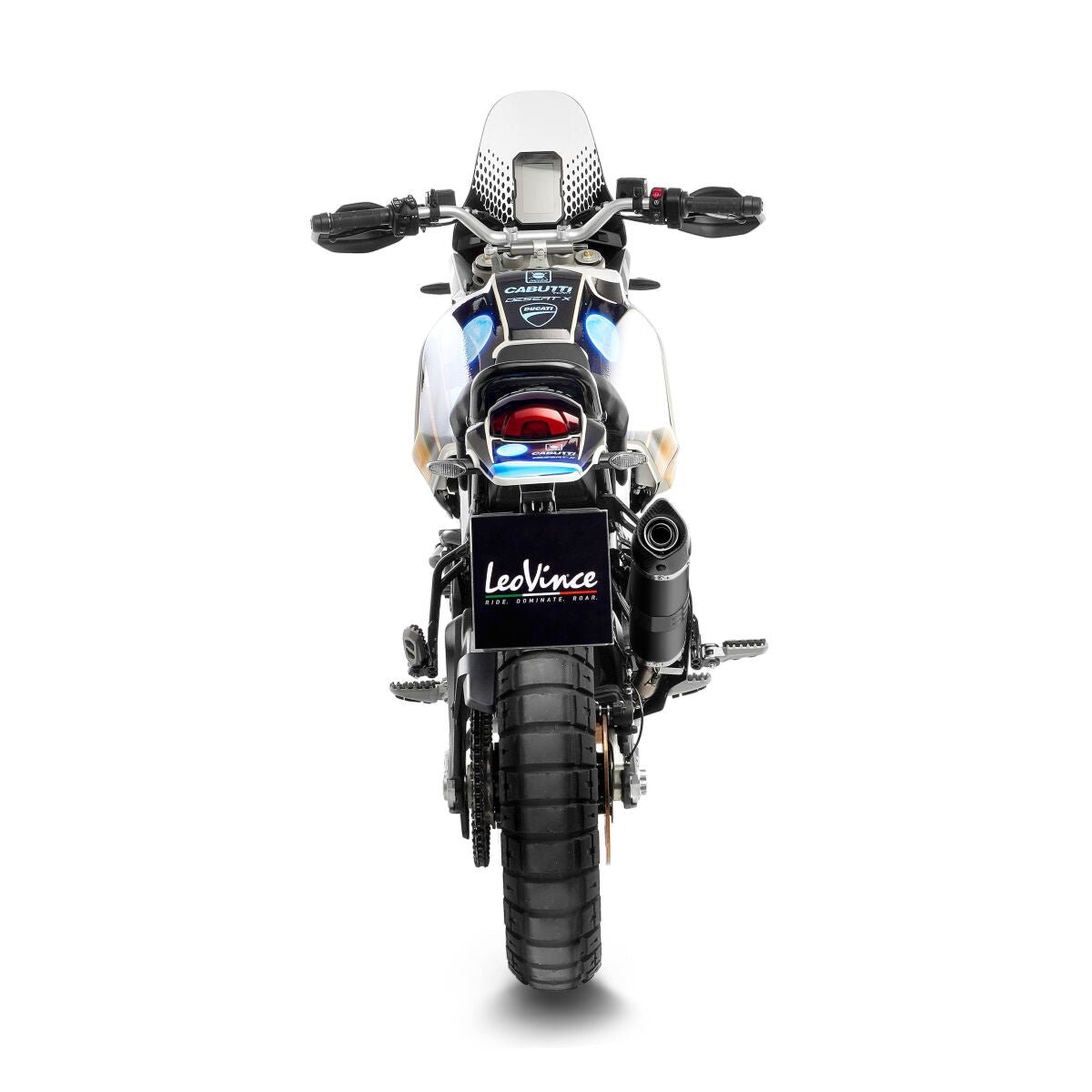 Ducati Desert X 22 - 24 Slip - on udstødning - LeoVince LV - 1 Evo - Pitboxen.dk