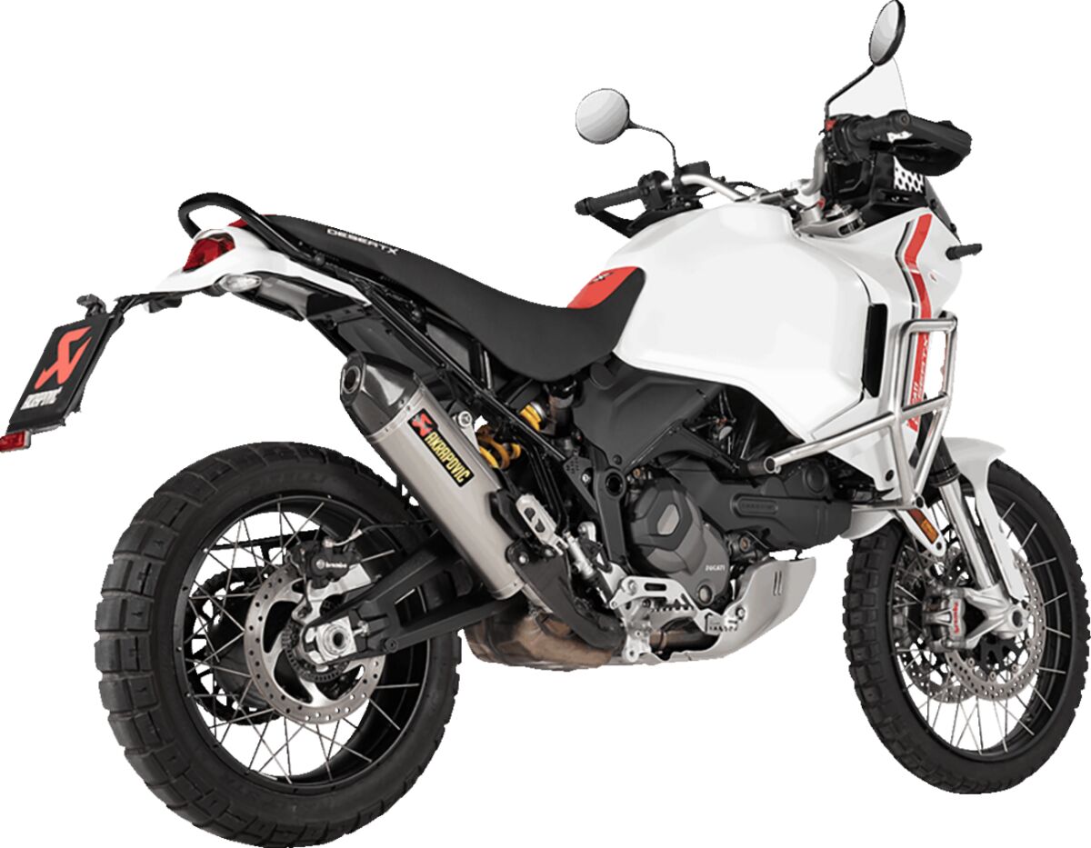 Ducati Desert X udstødning - Akrapovic - Pitboxen.dk