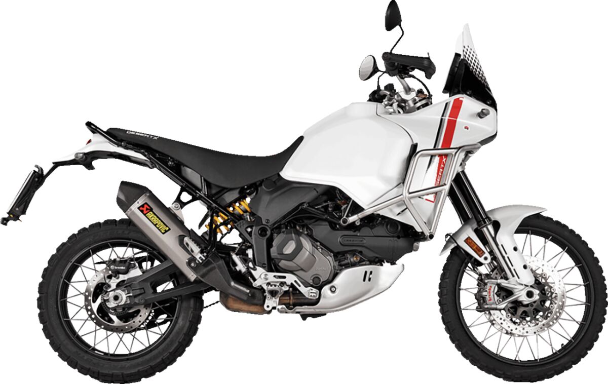 Ducati Desert X udstødning - Akrapovic - Pitboxen.dk