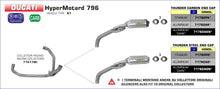 Ducati Hypermotard 796 2009-2012 Arrow udstødning. Slip-on udstødninger, komplette udstødninger, manifold/forrør. Find det hos Pitboxen.dk