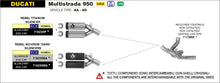 Ducati Multistrada 950 2019-2020 Arrow udstødning. Slip-on udstødninger, komplette udstødninger, manifold/forrør. Find det hos Pitboxen.dk