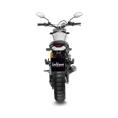 Ducati Scrambler 800 Desert Sled 21 - 22 Slip - on udstødning - LeoVince LV - 10 Black - Pitboxen.dk