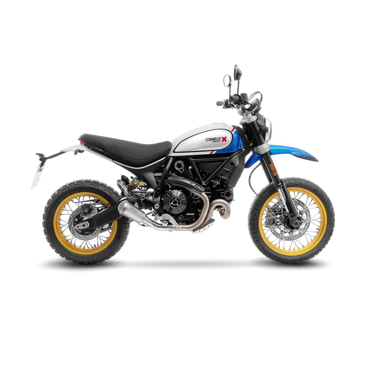 Ducati Scrambler 800 Desert Sled 21 - 22 Slip - on udstødning - LeoVince LV - 10 - Pitboxen.dk