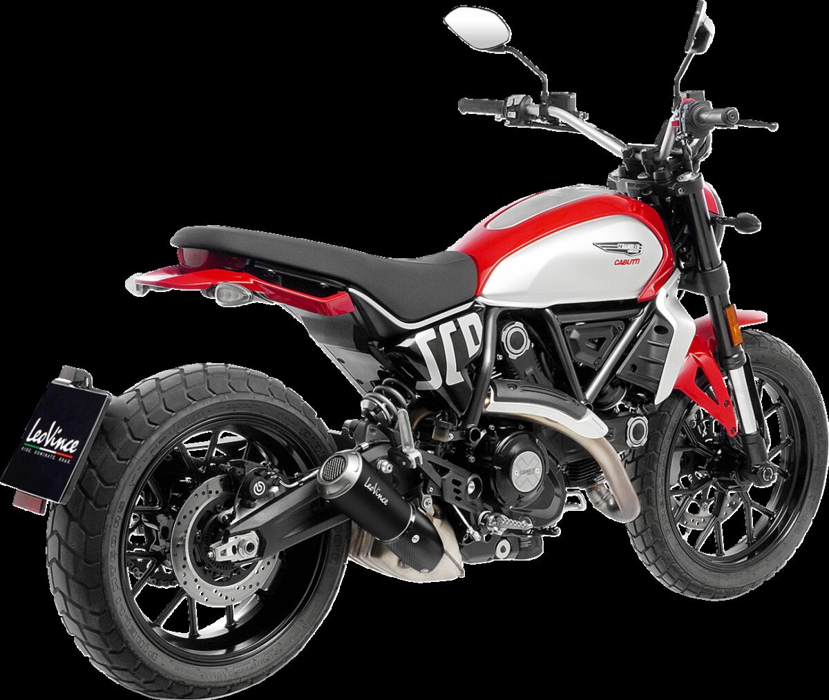 Ducati Scrambler 800 Full Throttle 23 - 25 Slip - on udstødning - LeoVince LV - 10 - Pitboxen.dk