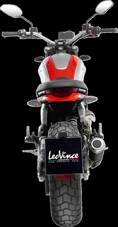 Ducati Scrambler 800 Full Throttle 23 - 25 Slip - on udstødning - LeoVince LV - 10 - Pitboxen.dk