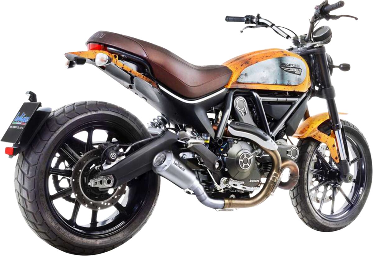 Ducati Scrambler 800 Icon 15 - 16 Slip - on udstødning - LeoVince LV - 10 - Pitboxen.dk