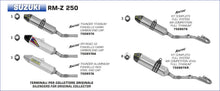 Suzuki RM-Z 250 2010-2013 Arrow udstødning. Slip-on udstødninger, komplette udstødninger, manifold/forrør. Find det hos Pitboxen.dk