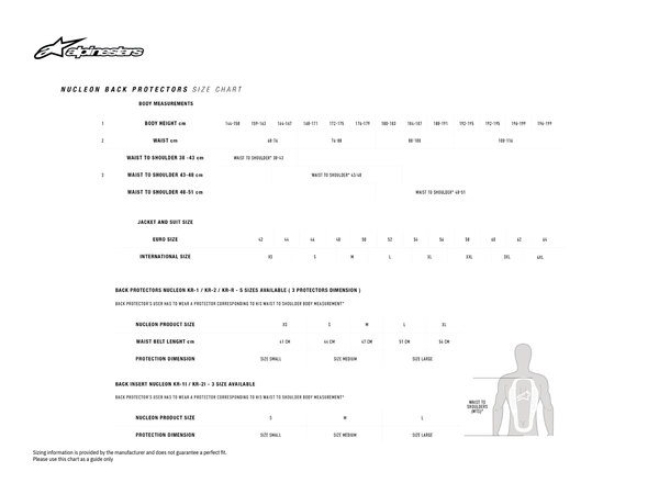 Alpinestars Nucleon KR-3 rygbeskytter - Level 2