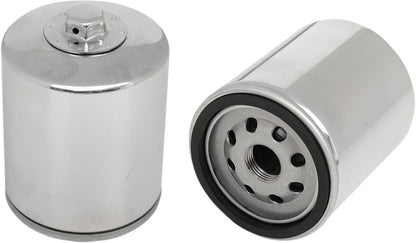 HF171CRC oliefilter, krom - Racing - HiFlo - Pitboxen.dk