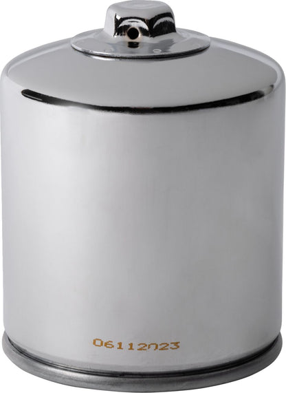 HF171CRC oliefilter, krom - Racing - HiFlo - Pitboxen.dk