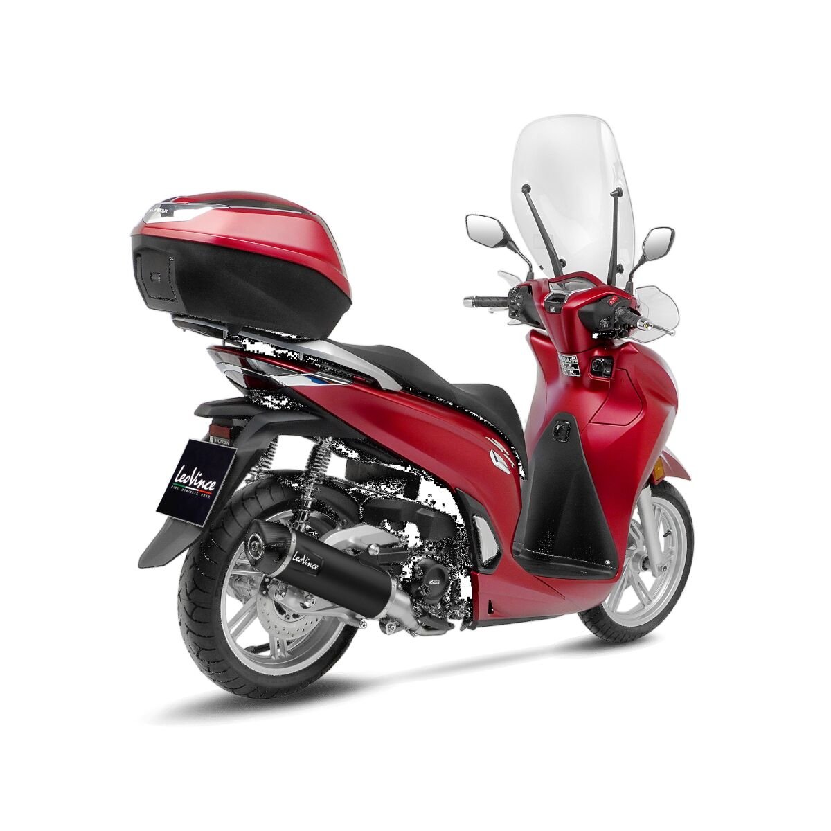 Honda ADV350 22 - 24 Slip - on udstødning - LeoVince Nero - Pitboxen.dk