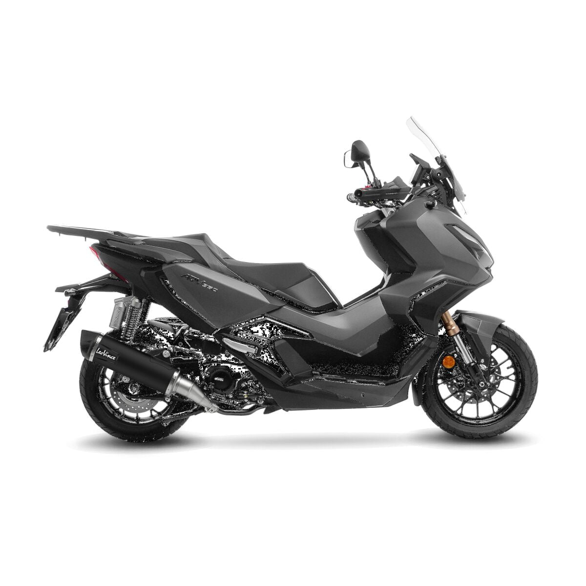 Honda ADV350 22 - 24 Slip - on udstødning - LeoVince Nero - Pitboxen.dk