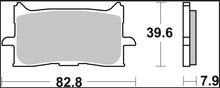 Honda Africa Twin 16-24 m.fl. bremseklodser, sinter LA - Brembo