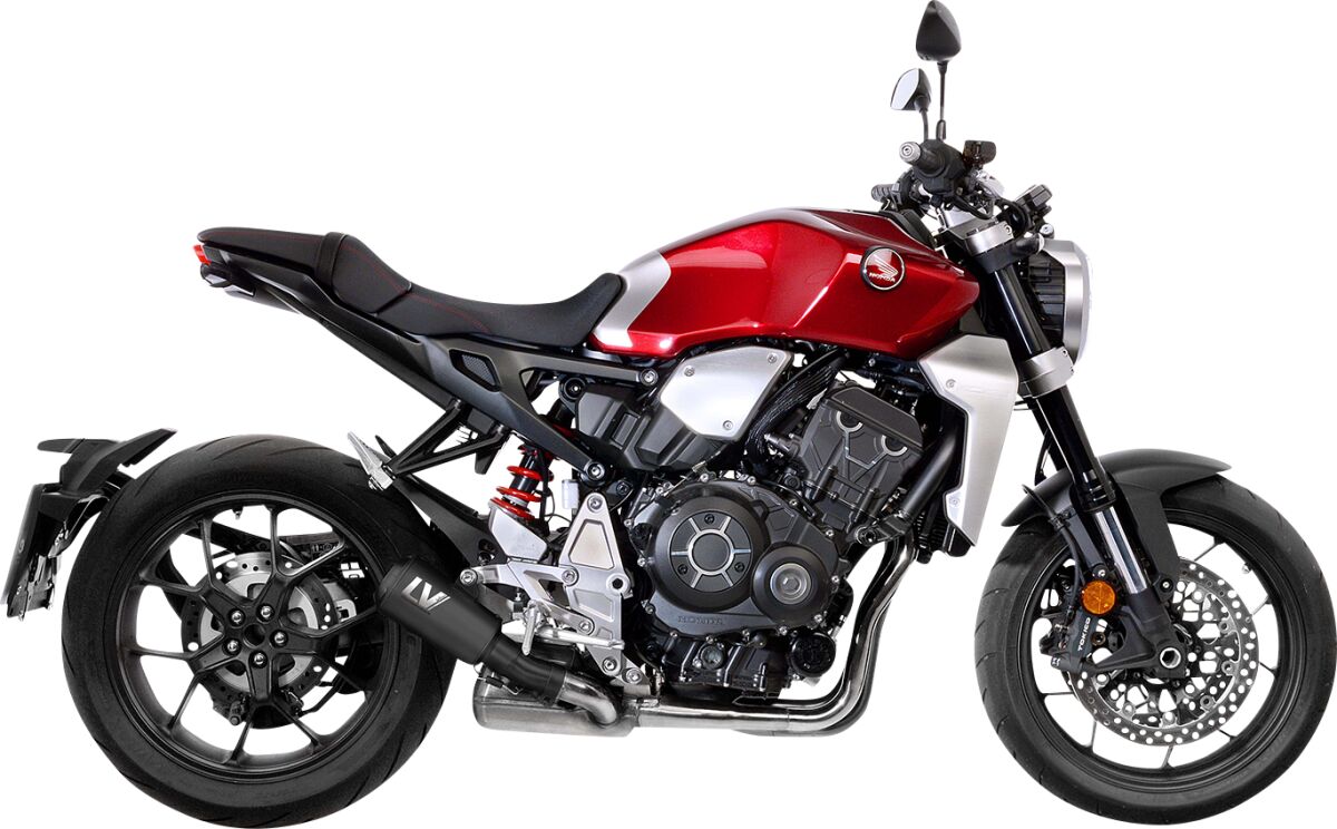 Honda CB 1000 R Neo 18 - 24 Slip - on udstødning - LeoVince LV - 10 All Black - Pitboxen.dk