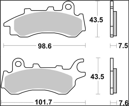 Honda CB 125 F CBS 19 - 21 m.fl. bremseklodser, Carbon keramisk CC - Brembo - Pitboxen.dk
