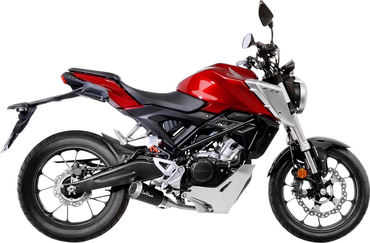 Honda CB 125 R Neo 18 - 20 Slip - on udstødning - LeoVince LV - 10 - Pitboxen.dk