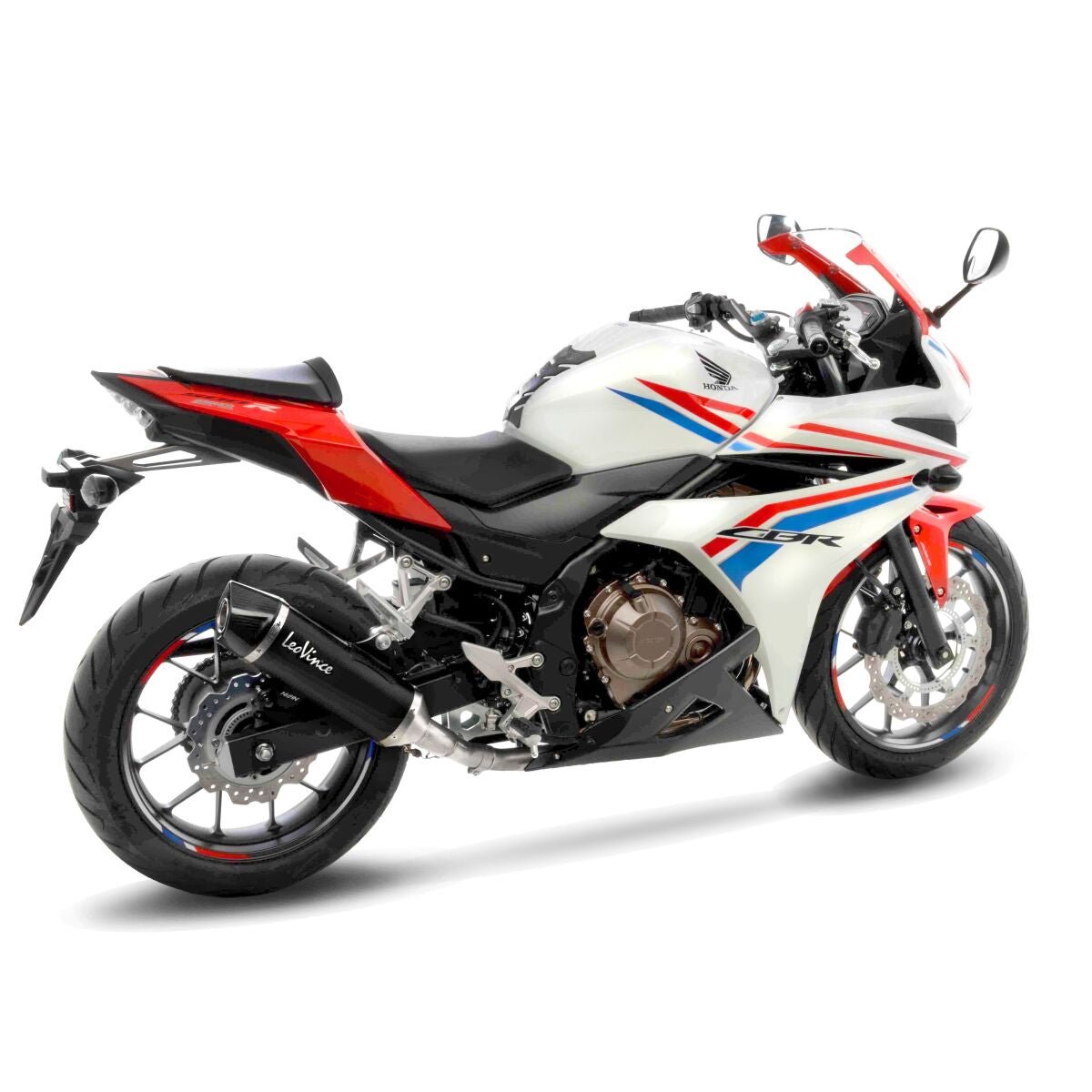 Honda CB 500 F 16 - 18 Slip - on udstødning - LeoVince Nero - Pitboxen.dk