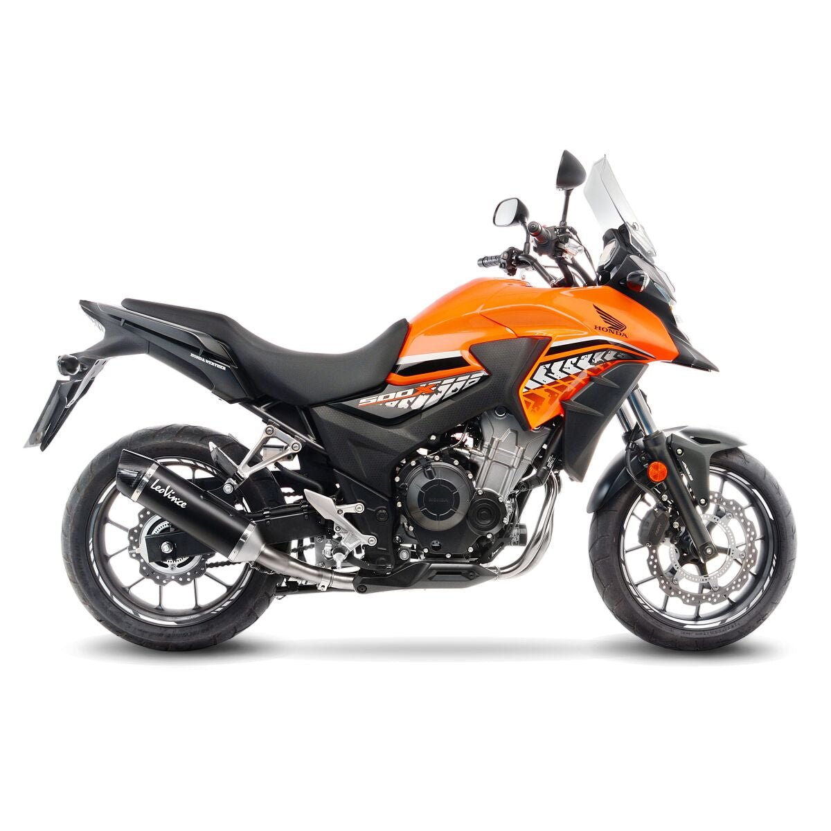 Honda CB 500 F 16 - 18 Slip - on udstødning - LeoVince Nero - Pitboxen.dk