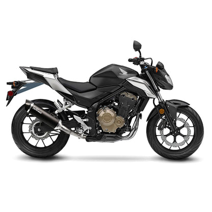 Honda CB 500 F 16 - 18 Slip - on udstødning - LeoVince Nero - Pitboxen.dk