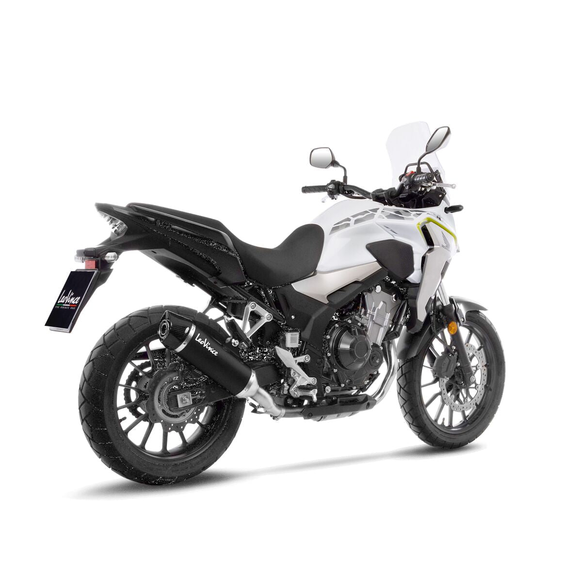 Honda CB 500 F 19 - 23 Slip - on udstødning - LeoVince Nero - Pitboxen.dk