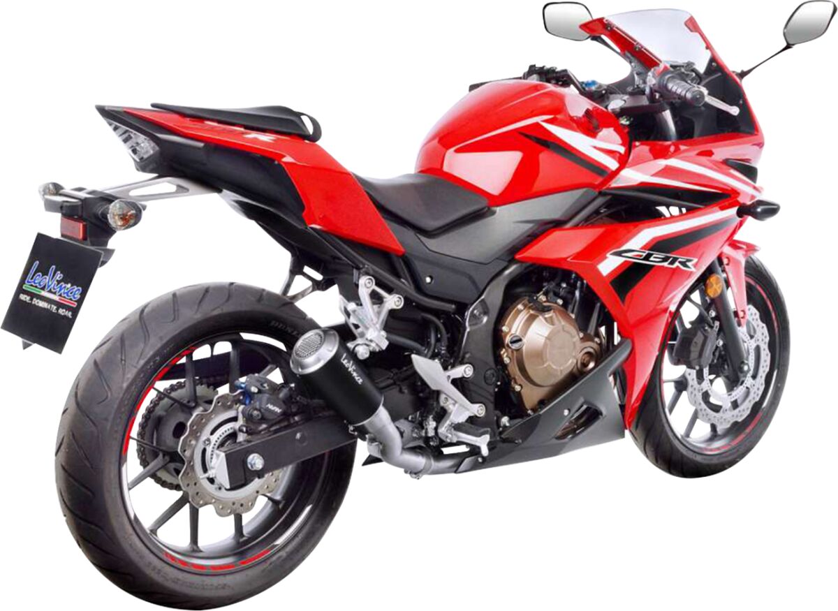 Honda CB 500 X 17 - 18 Slip - on udstødning - LeoVince LV - 10 - Pitboxen.dk