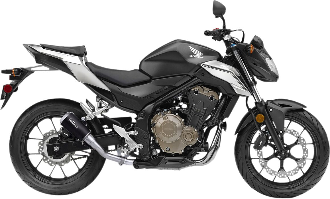 Honda CB 500 X 17 - 18 Slip - on udstødning - LeoVince LV - 10 - Pitboxen.dk