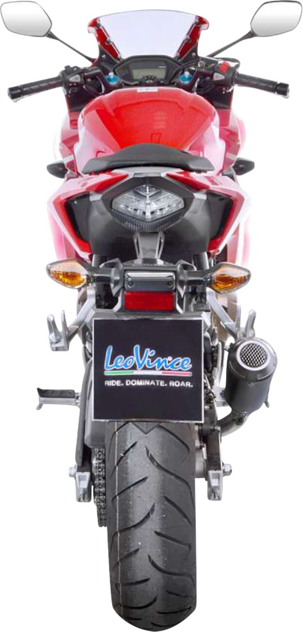 Honda CB 500 X 17 - 18 Slip - on udstødning - LeoVince LV - 10 - Pitboxen.dk