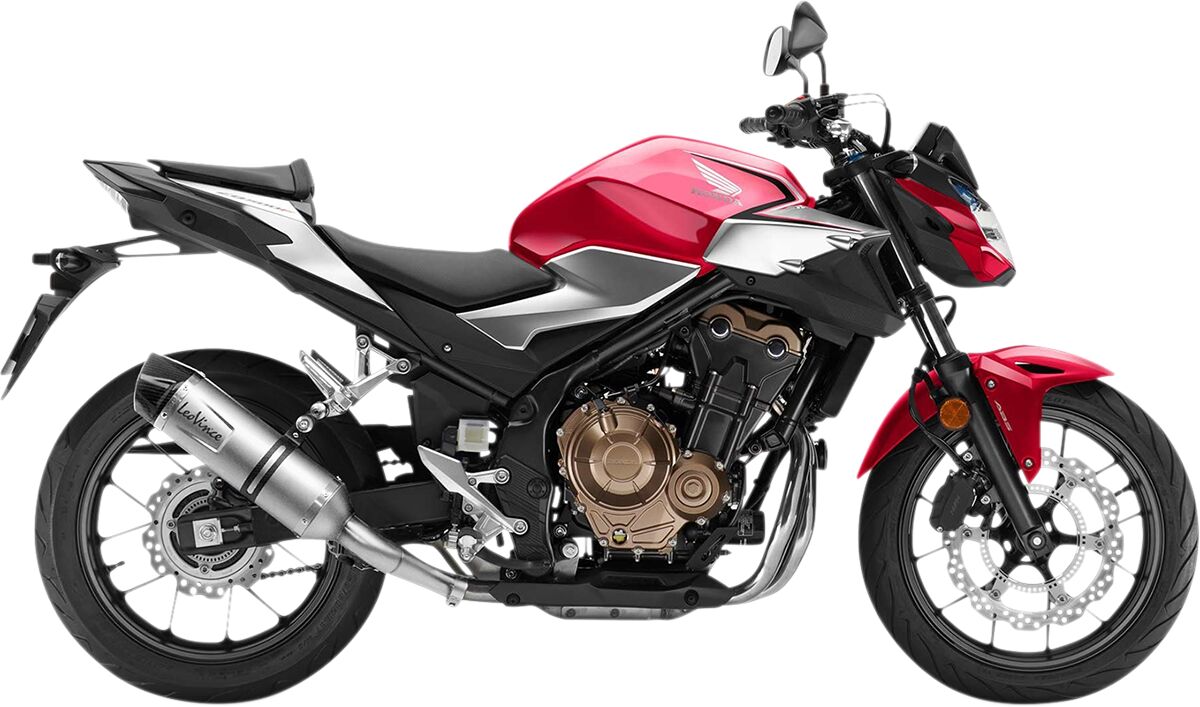 Honda CB 500 X 19 - 23 Slip - on udstødning - LeoVince LV - 1 - Pitboxen.dk